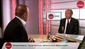 "Je suis opposé au fait qu'on baisse la rémunération des heures supplémentaires" François Bayrou (04/05/2016)