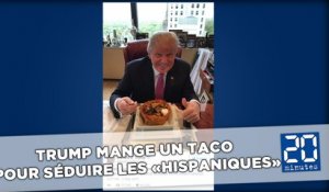 Fail: Donald Trump mange un taco pour séduire les «hispaniques»