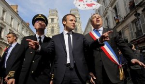 Emmanuel Macron célèbre Jeanne d'Arc à Orléans