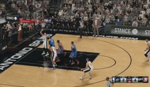Jeux vidéo - NBA : Sur NBA 2K16, OKC remporte le match 5 à San Antonio
