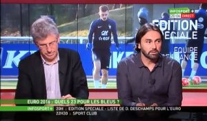 Conférence de presse de Didier Deschamps après l'annonce de la liste des 23 pour l'Euro2016 - Canal+ Sport