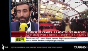 Festival Cannes 2016 : Julia Roberts et George Clooney montent les marches (vidéo)
