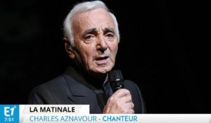 Charles Aznavour dénonce les méthodes violentes de revendication dans les manifestations