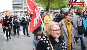 Carhaix. Loi Travail : les manifestants rebaptisent le local PS