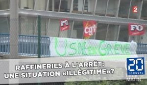 Raffineries à l'arrêt: Une situation «illégitime» avertit Sapin