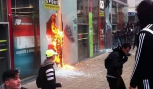 Un magasin Go Sport pillé et vandalisé par des casseurs à Nantes