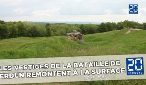 Les vestiges de la bataille de Verdun remontent à la surface