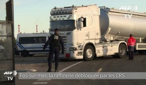 Fos-sur-Mer: raffinerie et dépôt de carburants débloqués