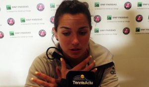 Roland-Garros 2016 - Amandine Hesse : "Il faut que cette défaite me serve pour le futur"