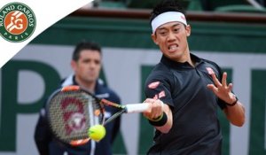 Temps forts Nishikori - Kuznetsov Roland-Garros 2016 / 2 Tour