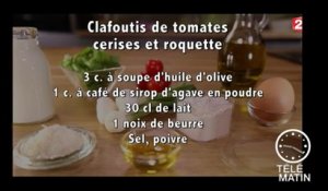 Gourmand - Clafoutis tomates cerise et roquette - 2016/05/26