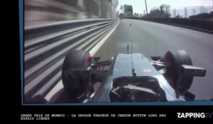 Grand Prix de Monaco : Grosse frayeur pour Jenson Button lors des essais libres (vidéo)
