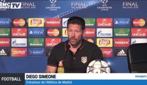 Simeone : "Zidane fait partie des entraîneurs qui comptent"