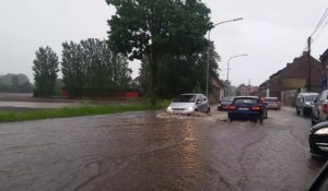 Intempéries: violents orages dans la région de Mons