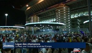 Real Madrid fête leur victoire à la Ligue des Champions