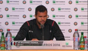 Roland-Garros - Tsonga : "Aucune chance de terminer ce match"