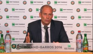 Roland-Garros - Forget : "Les joueurs sont formidables"