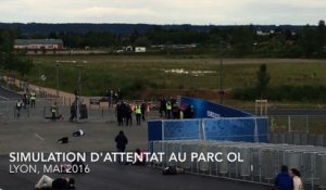 Exercice de sécurité au Parc OL mai 2016