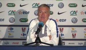 Foot - Amicaux - Bleus : «Ecrivez (qu'il faut l'union sacrée), ce serait bien», demande Deschamps