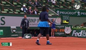Les temps forts S. Williams - Svitolina Roland-Garros 2016 / 1/8