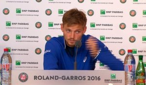 Roland-Garros - Goffin : "C'était un peu l'enfer"