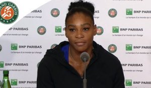 Roland-Garros 2016 - Conférence de presse: S. Williams / 1/2