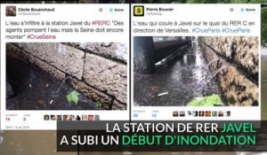 Le pic de l'inondation à Paris vu des réseaux sociaux