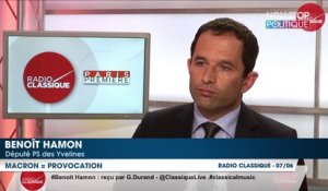 Emmanuel Macron à Montreuil : Anne Hidalgo et Benoît Hamon estiment qu’il l’a un peu cherché