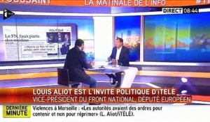 Temps de parole du FN: Bruce Toussaint règle ses comptes avec Louis Aliot en direct sur iTélé