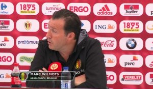 Groupe E - Wilmots : "Gagner ou mourir"