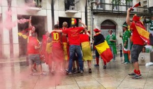 Euro 2016: Belgique - Irlande - Ambiance à Bordeaux avant le match