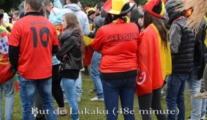 Quelle ambiance à Huy pour Belgique - Irlande!