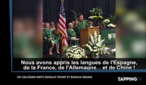Donald Trump et Barack Obama imités à la perfection par un collégien (Vidéo)