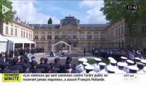 Meurtre de policiers à Magnanville : l'hommage touchant de François Hollande à  Jessica Schneider et Jean-Baptiste Salvaing