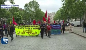 Manifestation anti-loi Travail: nombreuses dégradations à Rennes