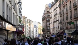 Manifestation sauvage à Paris, le siège de la CFDT dégradé