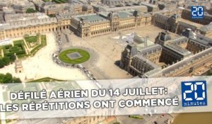 14 juillet: Top départ de la préparation du défilé aérien sur les Champs-Elysées