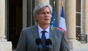 Déclaration de Stéphane Le Foll à l'issue du Conseil des ministres extraordinaire