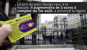 Pass Navigo : ce sera 3 euros de plus à partir du 1er août