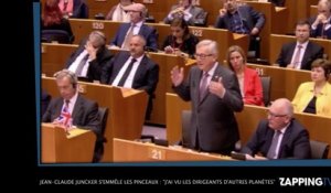 Jean-Claude Juncker s'emmêle les pinceaux : "J'ai vu les dirigeants d'autres planètes" (VIDEO)