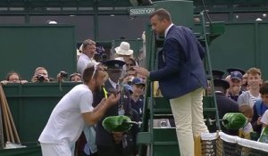 Wimbledon : Viktor Troicki s'emporte violemment contre l'arbitre du match