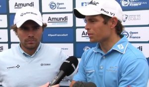 Golf - ODF : Langasque et Saddier réagissent après leur dernier tour à l'Open de France