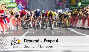 Résumé - Étape 4 (Saumur / Limoges)   - Tour de France 2016