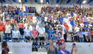 Euro 2016 : la France en finale, la fête au Palais des sports de Saint-Quentin