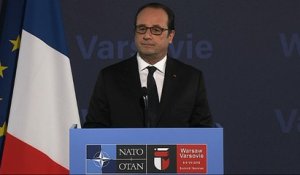 Conférence de presse au Sommet de l’OTAN à Varsovie