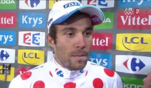 9e étape : Thibaut Pinot : "Je voulais gagner une étape avant de prendre le maillot à pois"