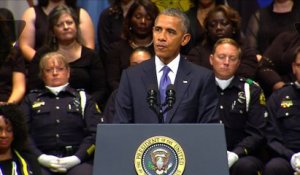 A Dallas, Obama appelle l'Amérique à la réconciliation