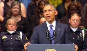 A Dallas, l’hommage de Barack Obama aux cinq policiers tués