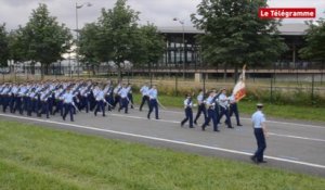 14-Juillet. Les élèves sous-officiers de Châteaulin préparent le défilé