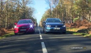 Comparatif vidéo - Opel Astra vs Volkswagen Golf